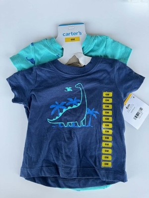 Carter's 6 Month Bodysuit & T-shirt Set Teal & Blue