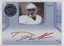 2011 Legends Saturday Signatures Platinum Red Ink 13/19 Daniel Thomas Auto n0c