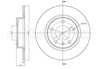 2X Metelli Bremsscheibe 23-0890C FüR Opel