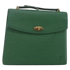 LOUIS VUITTON Epi Malesherbes Hand Bag Green M52374 LV Auth 145346