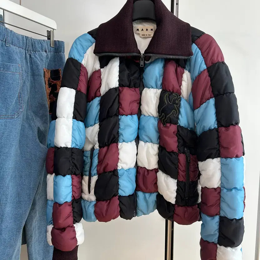 Marni Multi Patchwork Padded Coat Men Korean Size… - image 3