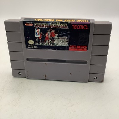 Tecmo Super NBA Basketball (Super Nintendo Entertainment System, 1993) TESTED
