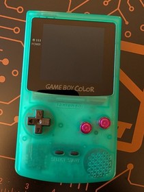 Nintendo Game Boy Color GBC AMOLED Screen Seafoam Green - REPAIRED & TESTED