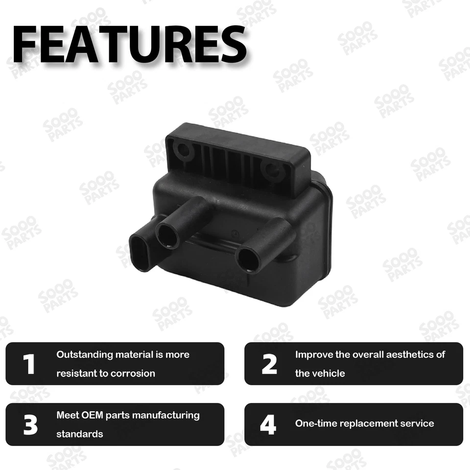 3-Pin Ignition Coil For 1999-2001 Harley Davidson Touring Road Glide 31639-99 - Image 3 of 4