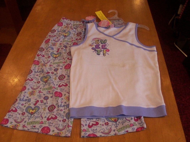 NWT Limited Too 2 Pc, Capri Girl Favoities Pajama Set-Sz. 18/20