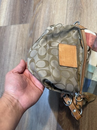 Coach Vintage Multicolor Patchwork Demi Hobo Shoulder Bag Purse - Bild 6 von 7