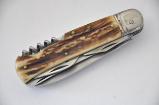 Jagdtaschen messer mit Hirchhorn