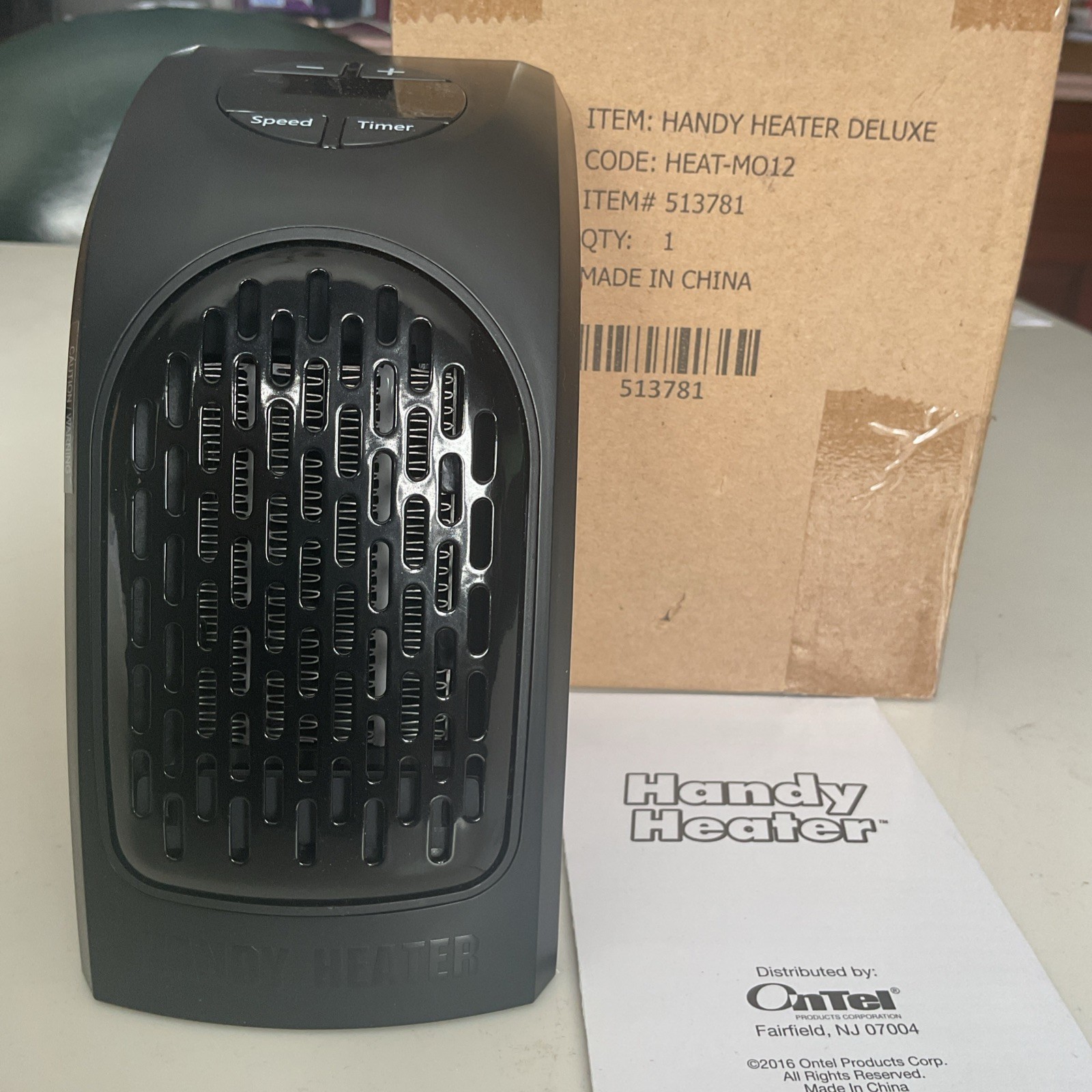 Wall Outlet Space Heater 400 Watts Personal Portable New Ope