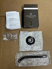 Signature Hardware SHSK85CP  8" Shower Arm + Flange - Chome