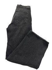 Women  s American Eagle Black Stovepipe Strigid High Rise Straight Jeans Size 6R