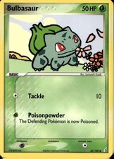 Bulbasaur 45/100 Common EX Crystal Guardians Pokemon