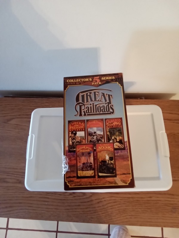 Great Railroads Collector's Series 5 VHS Box Set (2000, 5-Tape)