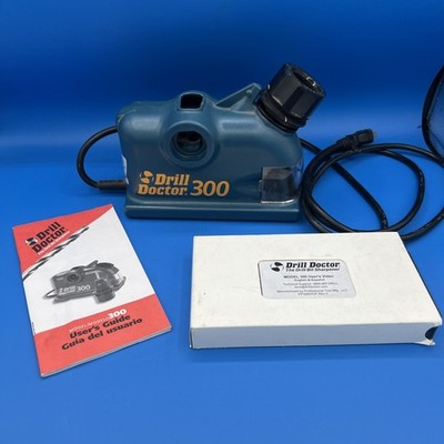 Drill Doctor Model 300 Bit Sharpener, VHS Guide & Instruction Manual TESTED