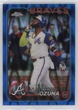 2024 Topps Chrome Update Blue RayWave Refractor 73/150 Marcell Ozuna #USC93 s9z