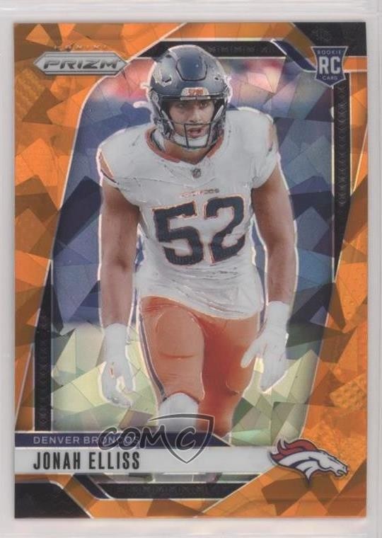 2024 Panini Prizm Rookies Orange Ice Prizm Jonah Elliss #356 Rookie RC 1m3y