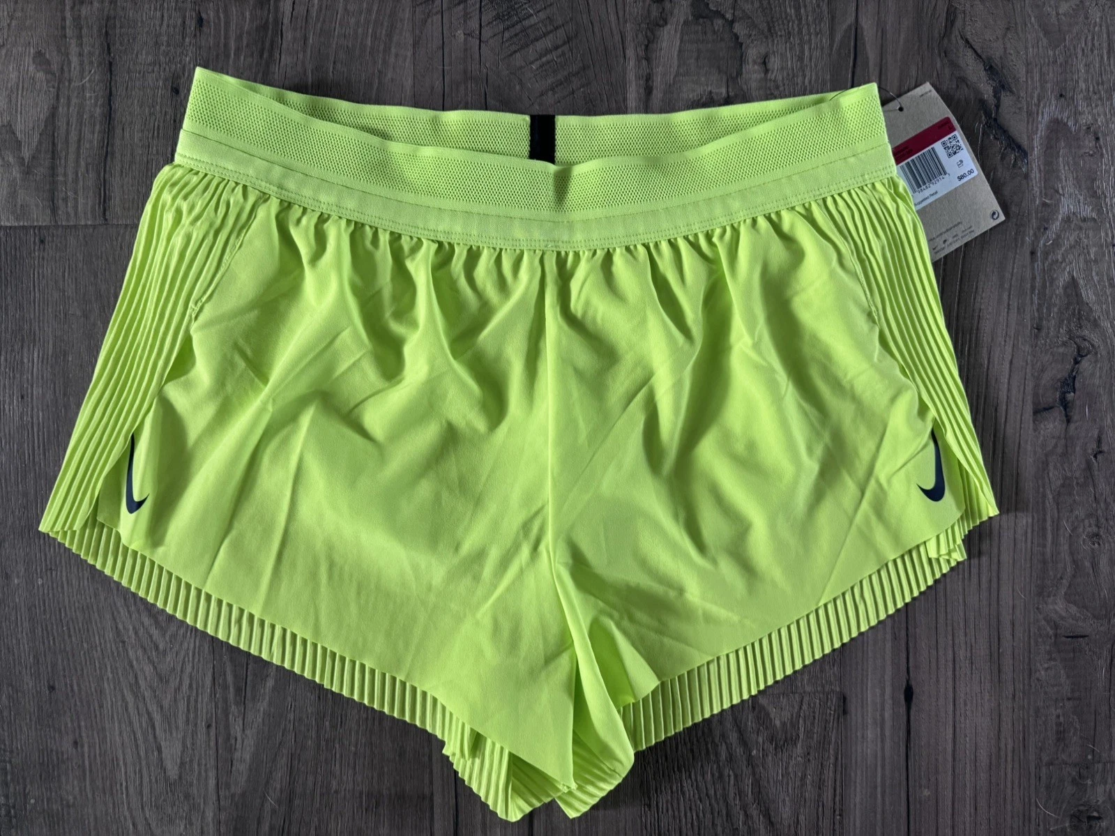 Nike AeroSwift Dri-FIT ADV Women’s 3” Running Shorts Size L Green FN2328-389 NWT