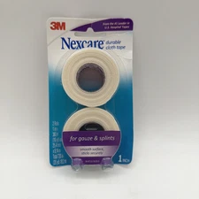 3M Nexcare Strong Adhesive Cloth Tape 1in x 10yds 2 Rolls 1 PK