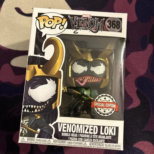 Funko Pop Marvel Venomized Loki Vinyl Figure