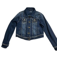 Eliza J Jean Jacket Women's Size Small Denim EJ2M1988 EJPAC0001 Blue Button Up