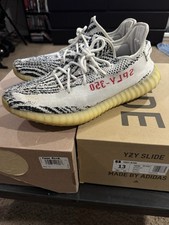 adidas Yeezy Boost 350 V2 Zebra White/Core Bl...