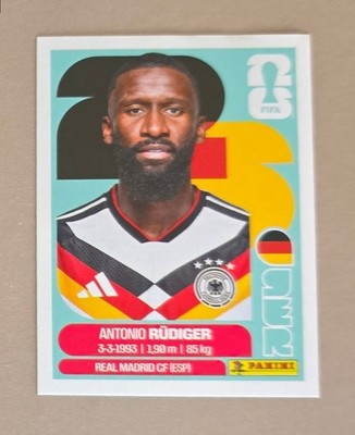 2026 Panini FIFA World Cup Sticker Antonio Rudiger #GER 6 Germany