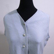 GIESSWEINN Womens Light Blue Sleeveless Cardigan Chest 46/48 UK XL REF (Y18467)