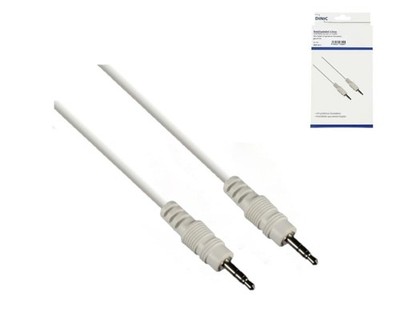 DINIC Audiokabel 3,5mm Stereoklinke Stecker auf Stecker, 0,50m , #26647453