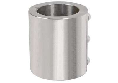 UTVDistribution 2'' Steel weldable tube clamps bolt on 1.9375 inches, Silver