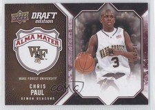 2009-10 Upper Deck Draft Edition Alma Mater Red 16/25 Chris Paul #AM-CP 0a6