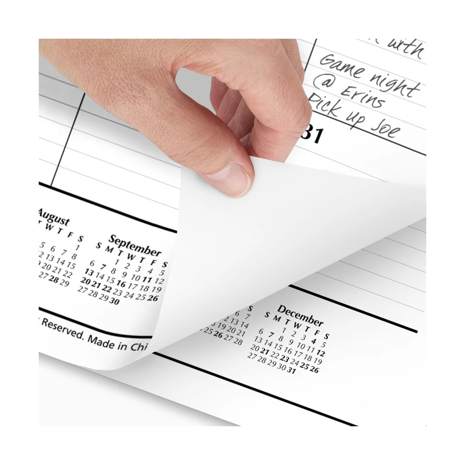 AT-A-GLANCE 2026 Desk Calendar, Monthly, Desk Pad, 21-3/4" x 17", Large, Rule... - Image 3 of 4