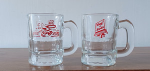Pair of Vintage Dog n Suds Small Root Beer Mugs