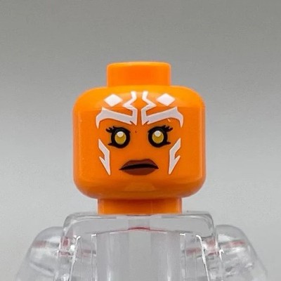 Lego Star Wars Light Customs Ahsoka Tano Sith Minifigure Head GCC