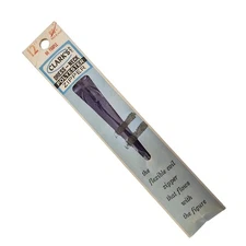 Vintage Coats & Clark 12" Purple Dress-Neck Polyester Coil Zipper USA 1960s NOS