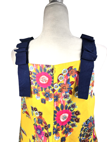 MAEVE Anthropologie US women’s S Yellow Floral Sunniva Sundress Shift Sun Dress - Picture 4 of 10