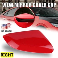 1X Right Passenger Side Door Mirror Cover Cap Red For Honda Civic 2016 2017-2021