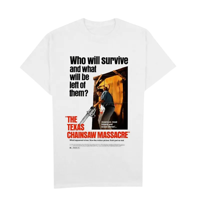 Travis Scott x The Texas Chainsaw Massacre Survive Tee (TSCJ-ST021) Size  S-XL | eBay