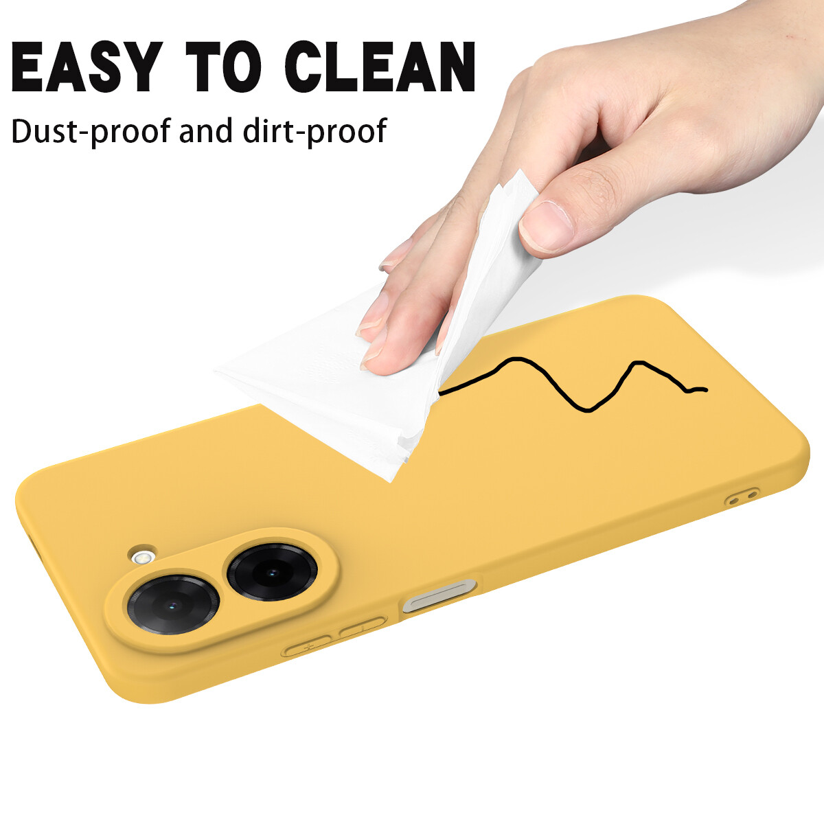 RankOne Custodia per Telefono Adatta per Redmi 10C / POCO C40 (6.71 Inches) Custodia con Disegno a Colori in Silicone TPU Trasparente - Fiori 6