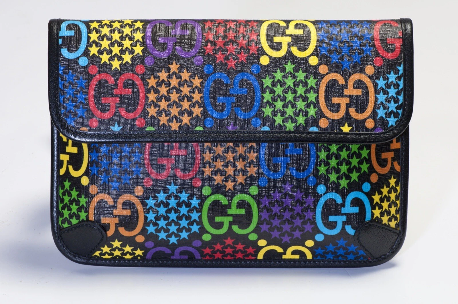 Sac taille Gucci GG néon psychédélique multicolore monogramme monogramme