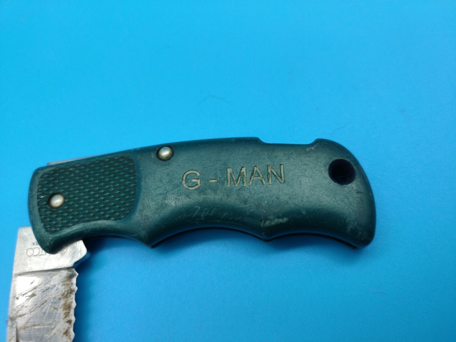 GREEN Cutco 1886 Folding Pocket Knife Serrated Made in the USA Lockback