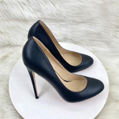 New Women's Black Matte Sheep Pattern Round Toe High Heels OL Formal Dress Shoes | eBay New Women's Black Matte Sheep Pattern Round Toe High Heels OL Formal Dress Shoes | eBay