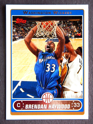 Brendan Haywood #73 Topps 2006 Basketball Card (Washington Wizards