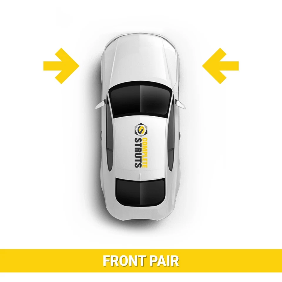 For 2009-2014 Honda Fit Front Complete Strut & Coil Spring Assemblies Pair - Image 2 of 4