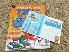 Certificate of APRECIATION Pack of 25 and REWARD Stickers Book - NEW