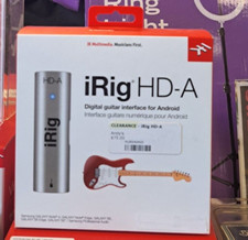 Irig Hd-a Digital Guitar Interface For Android