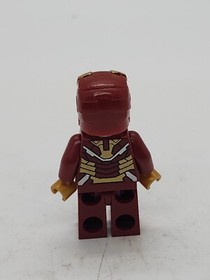 LEGO Iron Man 3 Mark 42 Armor White Head sh072a 76007 Marvel Super Heroes