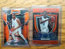 2019 Prizm Draft Picks PJ Washington Jr Orange Pulsar RC/20 & RJ BARRETT CRUSADE