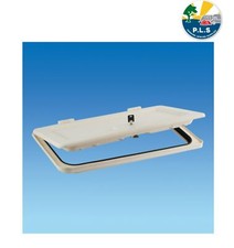 NBBS Battery Box Door Complete With Infill Lock and Keys - White Caravan PO560 