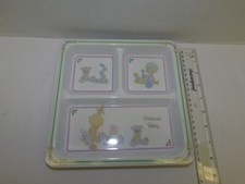 1990 Precious Moments Square Melamine Kids plate