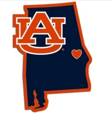 Auburn Tigers Home State Pride Vinyl Decal-by Siskiyou Sports-New