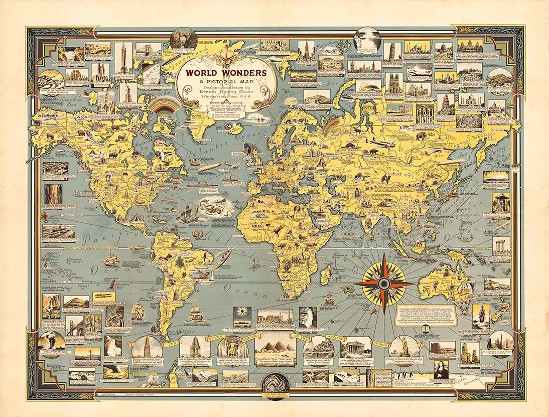 Ancient Wonders Of The World Map